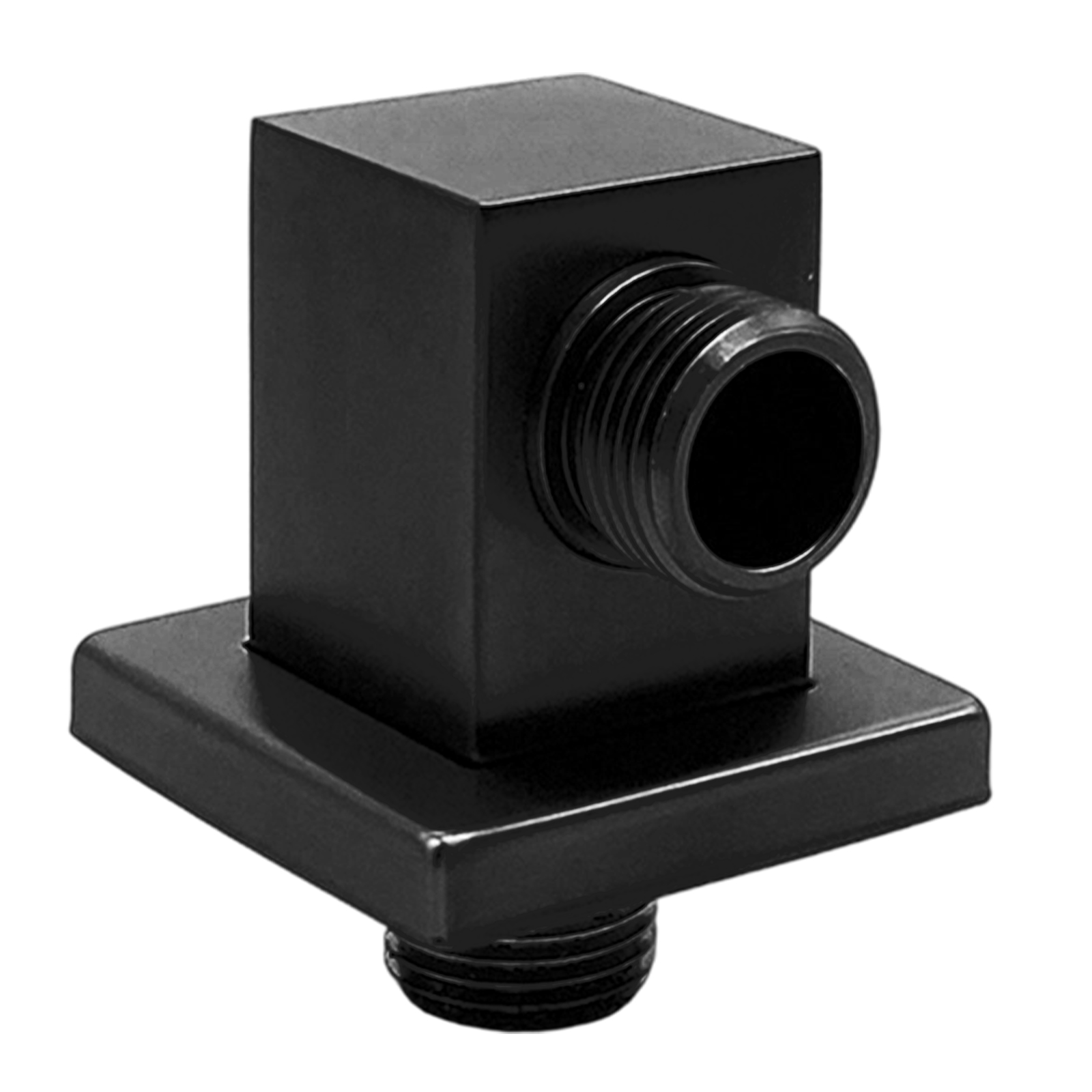 Shower Inlet Pipe Tarnish Proof Steel Shower Inlet link with Standard Thread Square ...