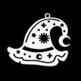 thumbnail image 1 of Tarnish Resistant 201 Stainless Steel Pendants Laser Cut for Hat Stainless Steel color 28.5x31.5x1mm Hole: 1.5mm, 1 of 1