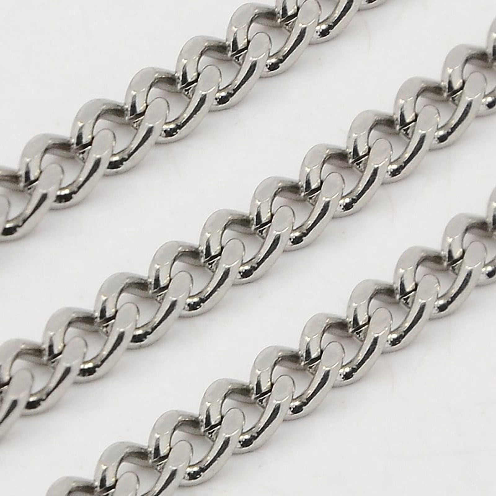 Tarnish Resistant 3.28 Feet 304 Stainless Steel Twisted Chains Unwelded ...
