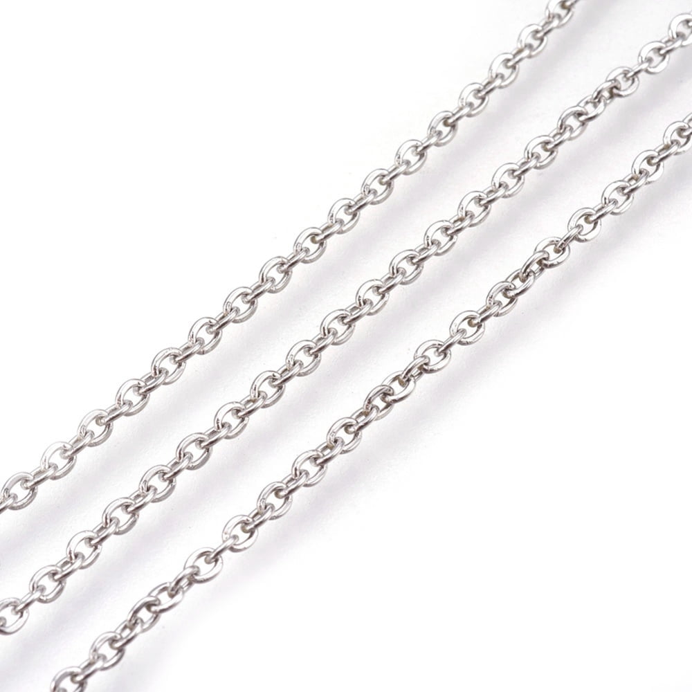 Tarnish Resistant 304 Stainless Steel Cable Chains Soldered with Spool ...