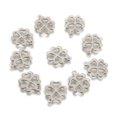 thumbnail image 1 of Tarnish Resistant 304 Stainless Steel Four Leaf Clover Charms Pendants Stainless Steel Color 15x13x1mm Hole: 1mm, 1 of 6
