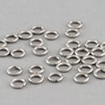 thumbnail image 1 of Resistant 304 Stainless Steel Open Jump Rings Stainless Steel Color 20 Gauge 4x0.8mm Inner Diameter: 2.4mm 20000pc, 1 of 1