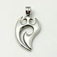 thumbnail image 1 of Tarnish Resistant 304 Stainless Steel Pendants Surf Stainless Steel Color 44x22x2.5mm Hole: 6mm, 1 of 2