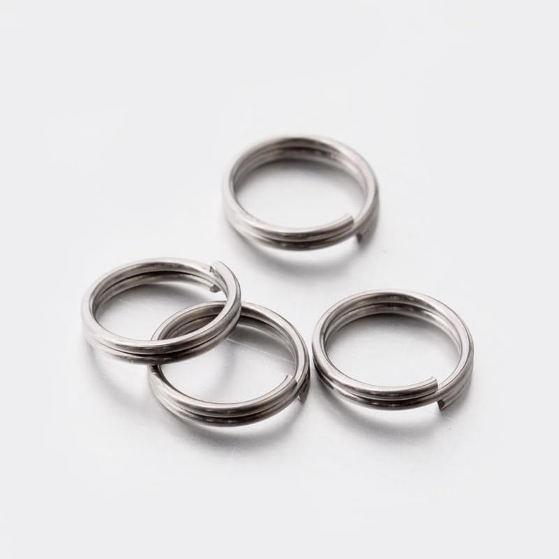 Tarnish Resistant 304 Stainless Steel Split Rings Double Loops Jump ...
