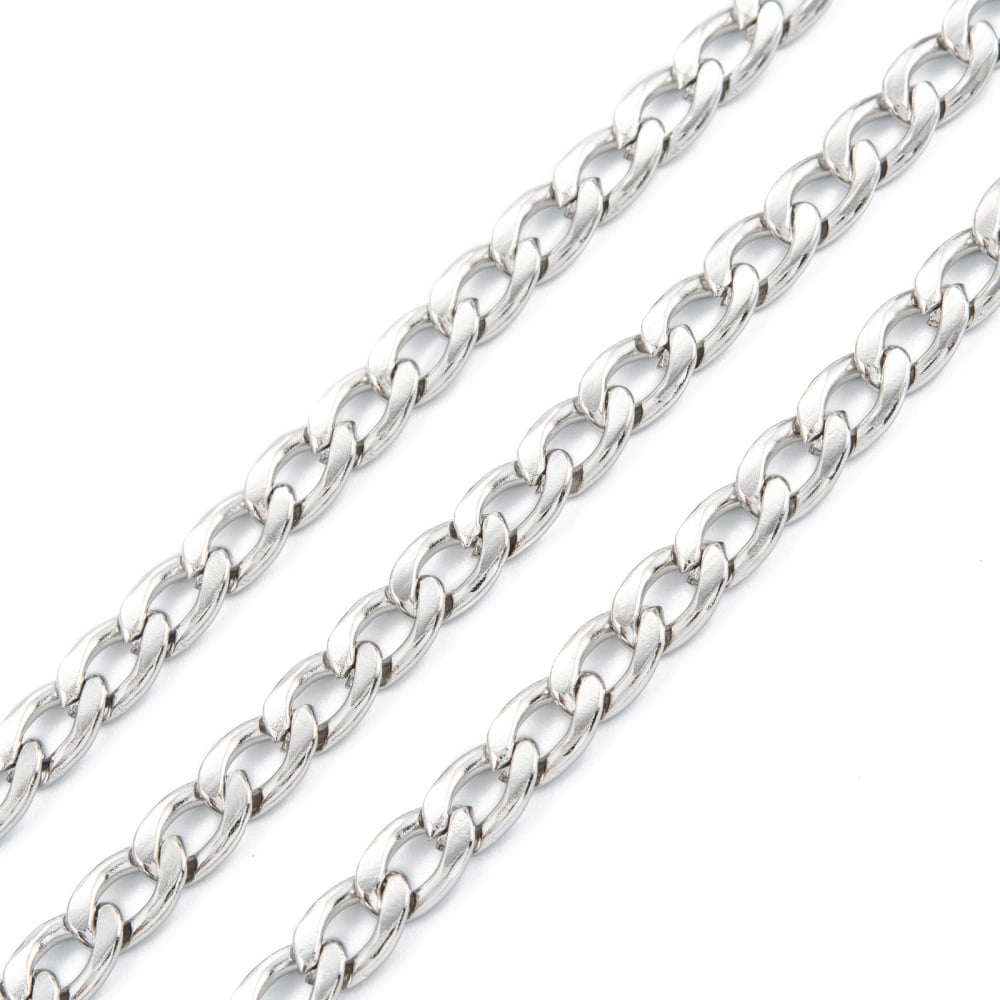 Tarnish Resistant 304 Stainless Steel Twisted Chains Curb Chains ...
