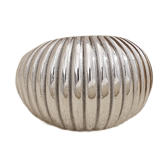 Tarnish Resistant Fat Bread Styles Rings Comfortable and Allergy Resistant Gold or Silver Plated Rings for Everyday Wear