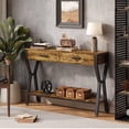 thumbnail image 1 of Tarnorci Console Table with 2 Drawers,Behind Couch for Living Room,  Entryway ，Hallway, 1 of 9