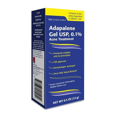 Taro Adapalene 0.1% Acne Treatment Gel - Paraben Free (0.5oz)