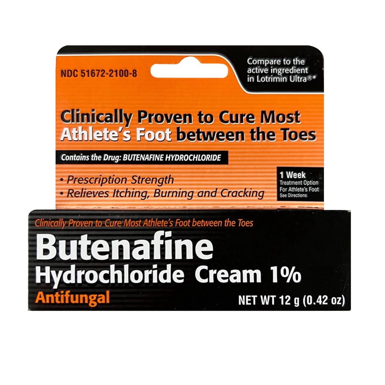 Taro Butenafine Hydrochloride 1 Athlete'S Foot Antifungal Cream, 12 Gm