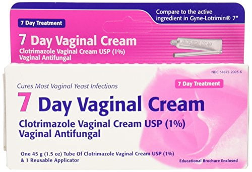 Taro Clotrimazole 7 Vaginal Cream with Reusable Applicator - 45g Each