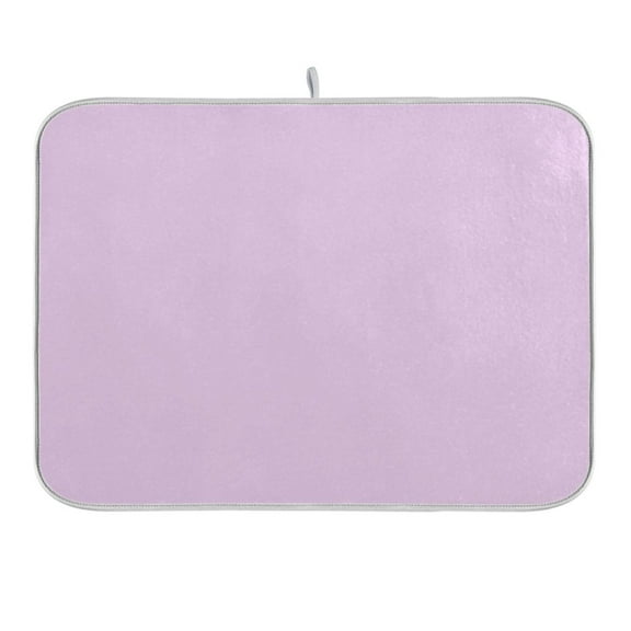 Taro Purple Dish Drying Mat for Kitchen Counter 16x18 In Absorbent Microfiber Reversible Mats Dish Drainer Protector Rack Pad for Coffee Bar Table