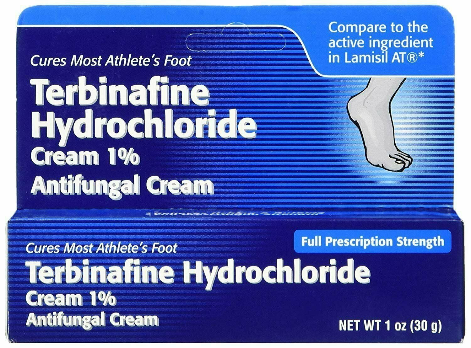 Taro Terbinafine Hydrochloride Foot Antifungal Cream 1%, 1.0oz, 6-Pack