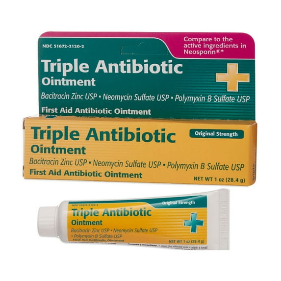 Taro Triple Antibiotic Topical Ointment, 1 Oz, 6 Pack