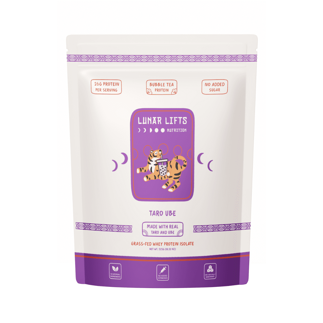 Taro Ube - Grass-fed Whey Isolate Boba Tea Protein Powder | 26g Protein | No Added Sugars | No Artificial Ingredients | Clean Label