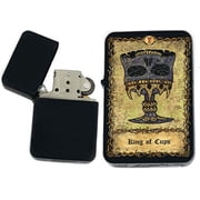 Tarot Card - Major Eternal Bones Tarot Deck Colorful Cards Unique Collectible Gifts Infinity Black Matt Windproof Lighters! King of Cup