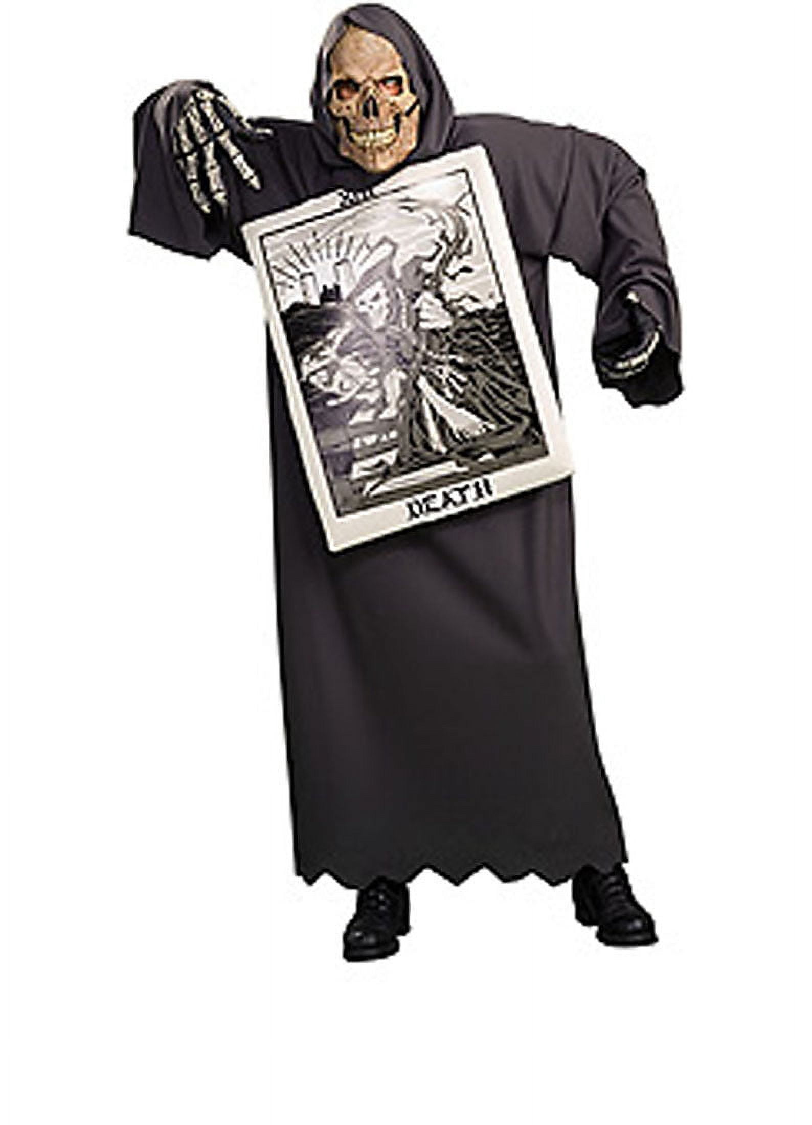 Tarot Card Skull Death Reader Adult Costume 44'' Chest - Walmart.com
