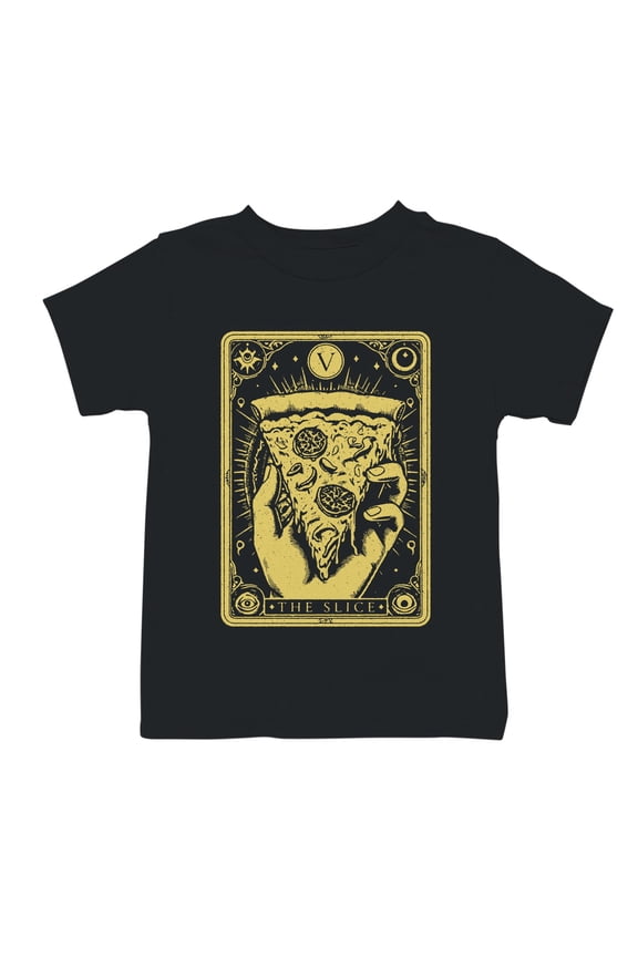 Tarot Card Style Pizza Slice Youth's T-shirt