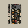 thumbnail image 1 of Tarot Card Sun Floral Design Case for iPhone Samsung Occult Art, 1 of 5