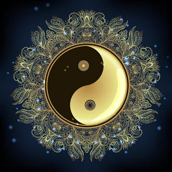 Tarot Card Tablecloth Altars Cloth TaiChi Pattern Astrologys Tablecloth Decors