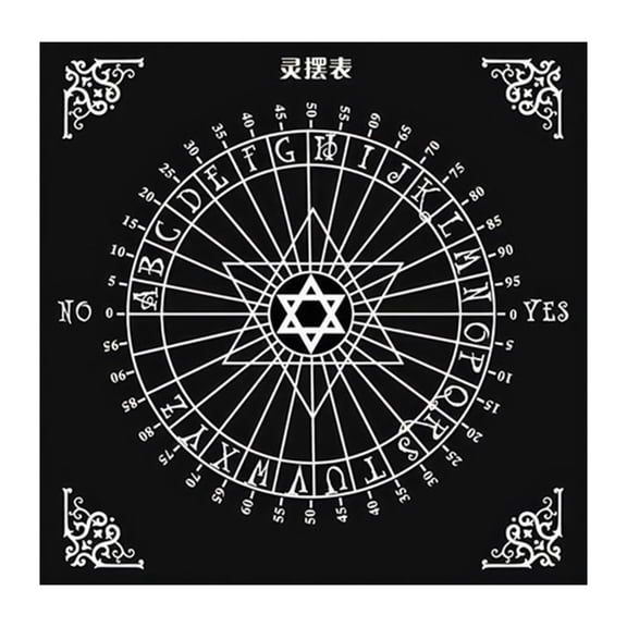 Tarot Card Tablecloth Mysterious Symbol Divinations Tapestry Witchcrafts Supplies