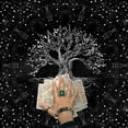thumbnail image 1 of Tarot Card Tablecloth Square Divinations Tapestry Trees Of Life Tablecloth Astrology Table Mat Witchcraft Supplies, 1 of 13