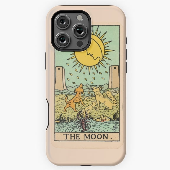 Tarot Card The Moon Phone Case for iPhone 16 15 14 13 12 11 Pro Max M5904453