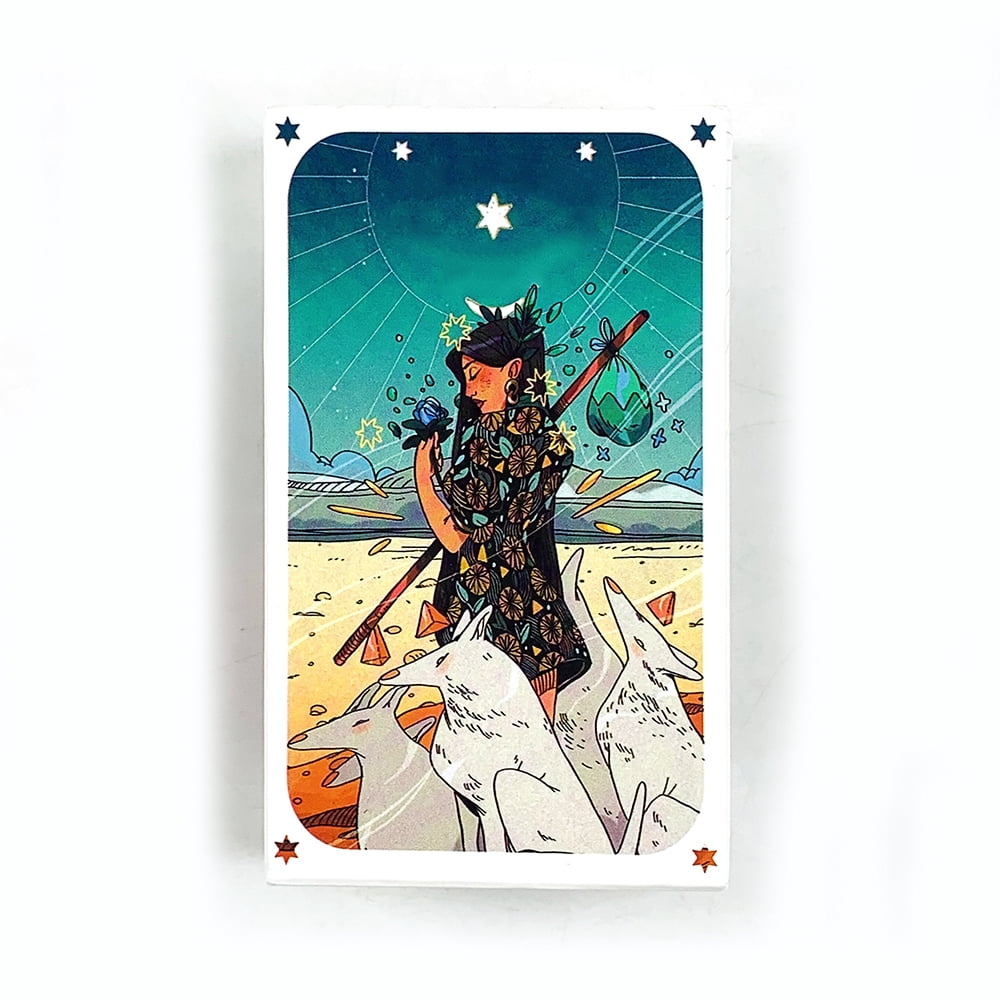 Tarot Cards 78pcs Deck Oracle English Edition Divination Borad Playing Card Games，Great For Beginners, Meditation & Party Games