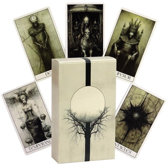 Tarot Cards Deck with Unique Artistic Illustrations and Durable Cardstock for Divination and Collection Use