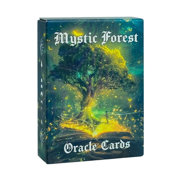 Tarot Cards Mystic Forest Oracle Cards Deck with Illustrated Guidebook for Divination Self Reflection and Mindfulness Practice