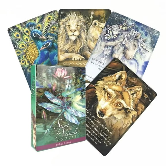 Tarot Cards Spirits Of The Animals Oracle Cards Games Set Party Entertainment Board Games