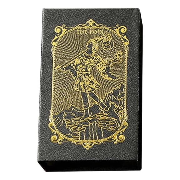 Tarot Cards for Beginners with Guide Book, Fortune Telling Game Set for Learning & Divination Practice, Complete Starter Kit with Meanings