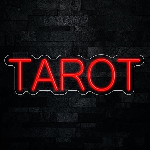 Tarot Neon LED Sign 24"L x 7"H #32777