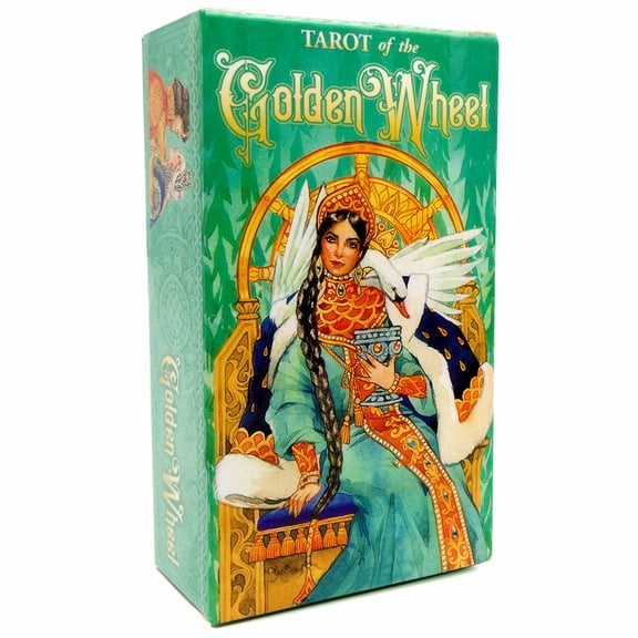 Tarot Of The Golden Wheel 78pcs Tarot Cards Deck Table Game Board Games Guidance Divination Fate Oracle English Party Card