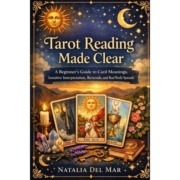 Tarot Reading Made Clear: A Beginner's Guide to Card Meanings, Intuitive Interpretation, Reversals, and Real-World Sprea, (Paperback)