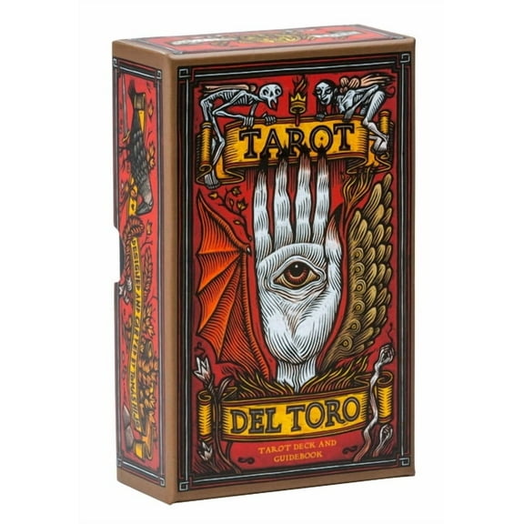 Tarot del Toro: A Tarot Deck and Guidebook Inspired by the World of Guillermo del Toro, (Hardcover)