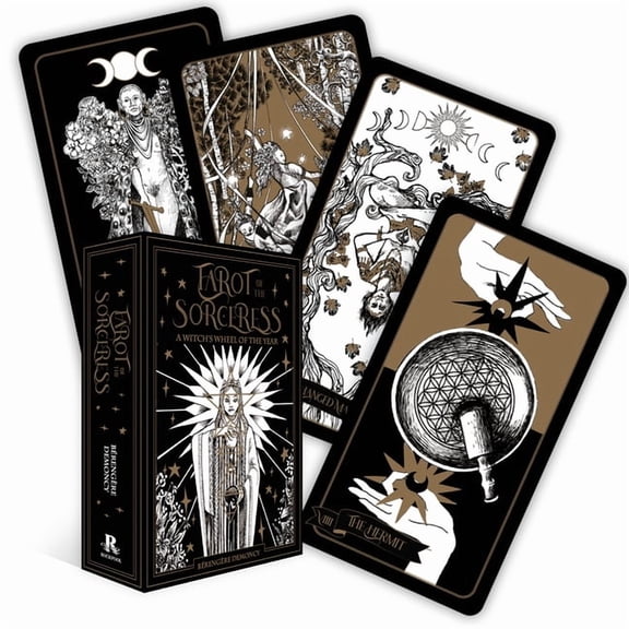 Tarot of the Sorceress: A Witch's Wheel of the Year, (Hardcover)