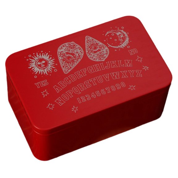 Tarots Cards Storage Box Portable Cards Storage Container Iron Tarots Cards Storage Box Astrologys Trinkets Box Organizers