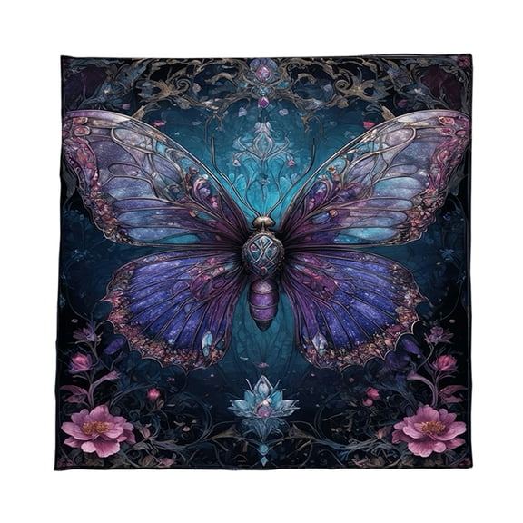 Tarots Tablecloth Altars Cloth Butterfly Flower Astrology Tablecloth Decoration