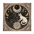 thumbnail image 1 of Tarots Tablecloth Multifunction Divinations Table Cloth Tarot Reading Mat Board Game Oracles Card Pad Tarots Support Mat, 1 of 9