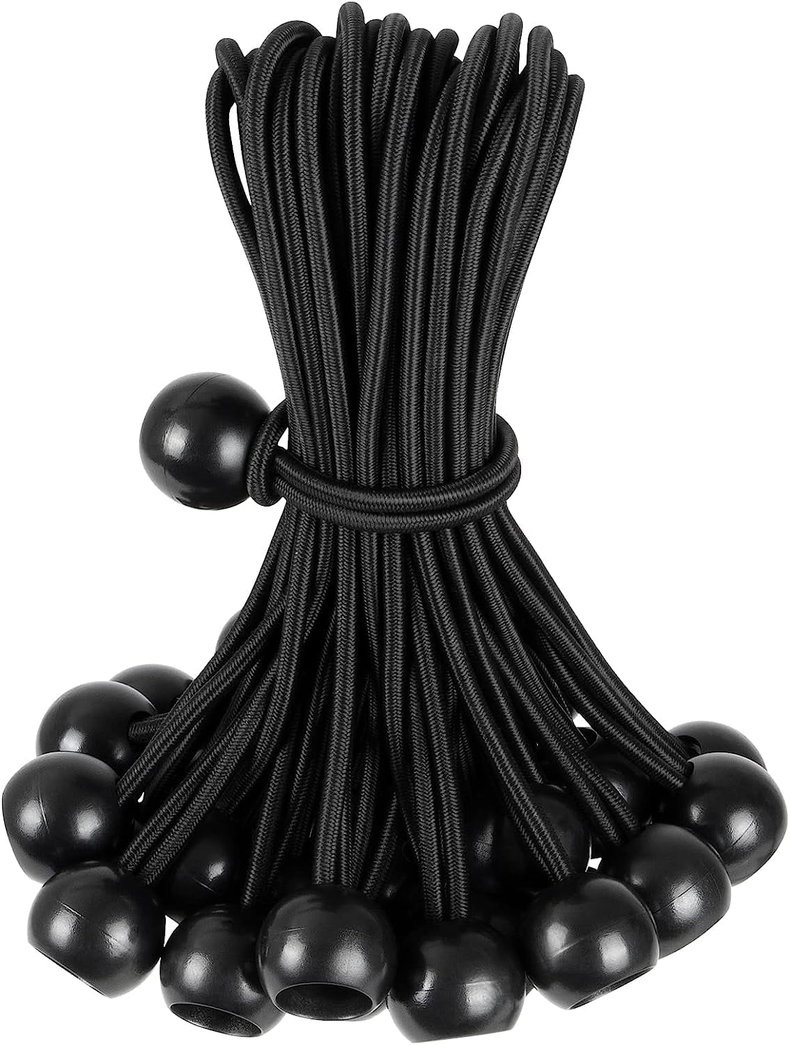 Tarp Bungee Balls 6 inch,Ball Bungee Cord Canopy Tie Down with Ball