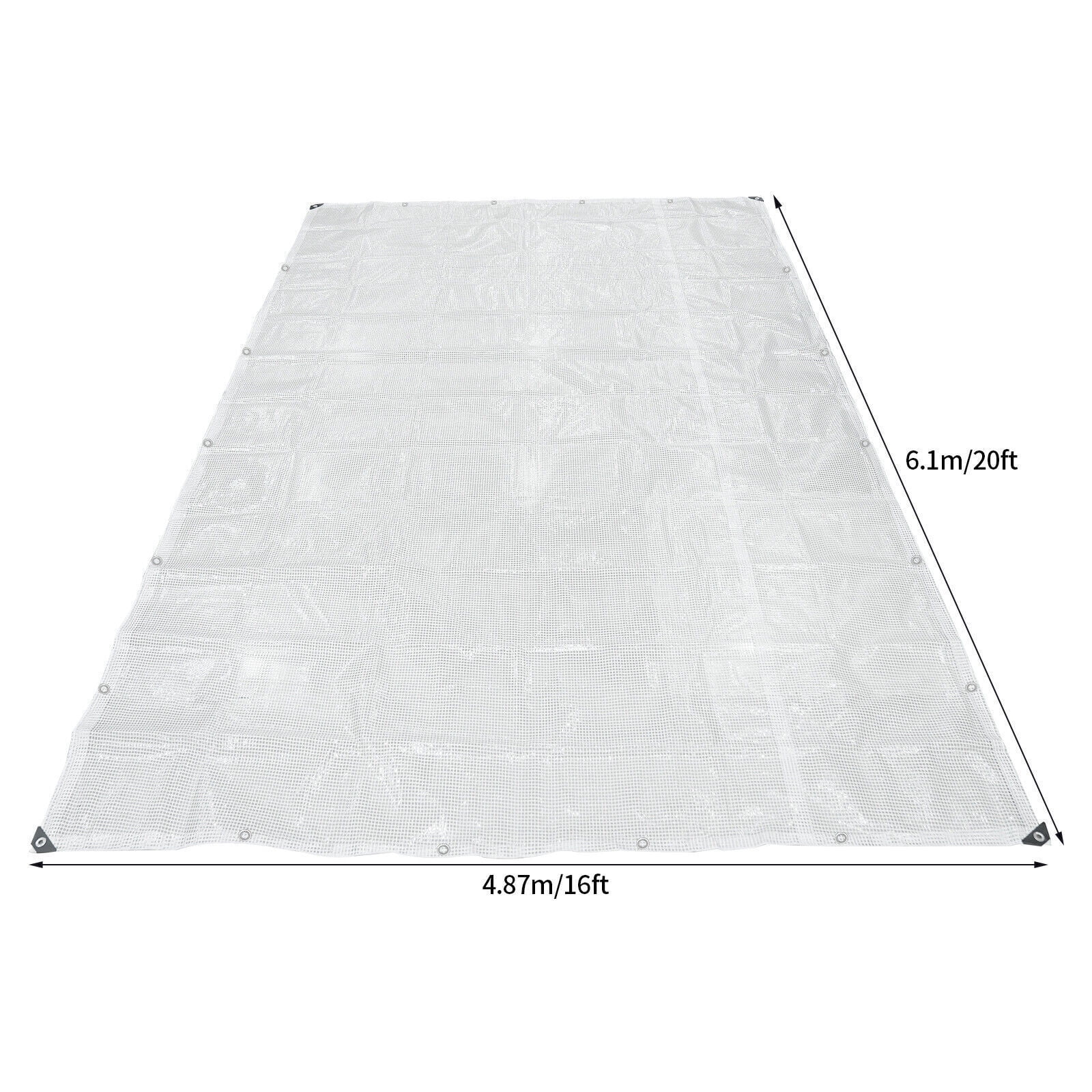 Tarp Clear Greenhouse Heavy Duty Poly Tarp Tarpaulin Nursery Garden PE