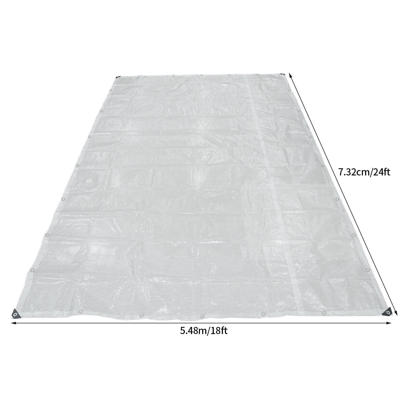 Tarp Clear Greenhouse Heavy Duty Poly Tarp Tarpaulin Nursery Garden PE