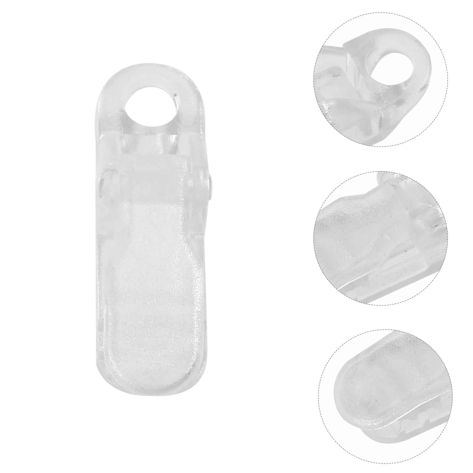 Tarp Clips 24Pcs Awning Poles Clamp Grip Transparent Tent Tarp Clips