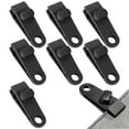 thumbnail image 1 of Tarp Clips Heavy Duty Lock Grip, 10 Pack Tarp Clamps Heavy Duty, Shark Tent Fasteners Clips Holder, Pool Awning Cover Bungee Cord Clip, Car Cover Clamp, 1 of 7