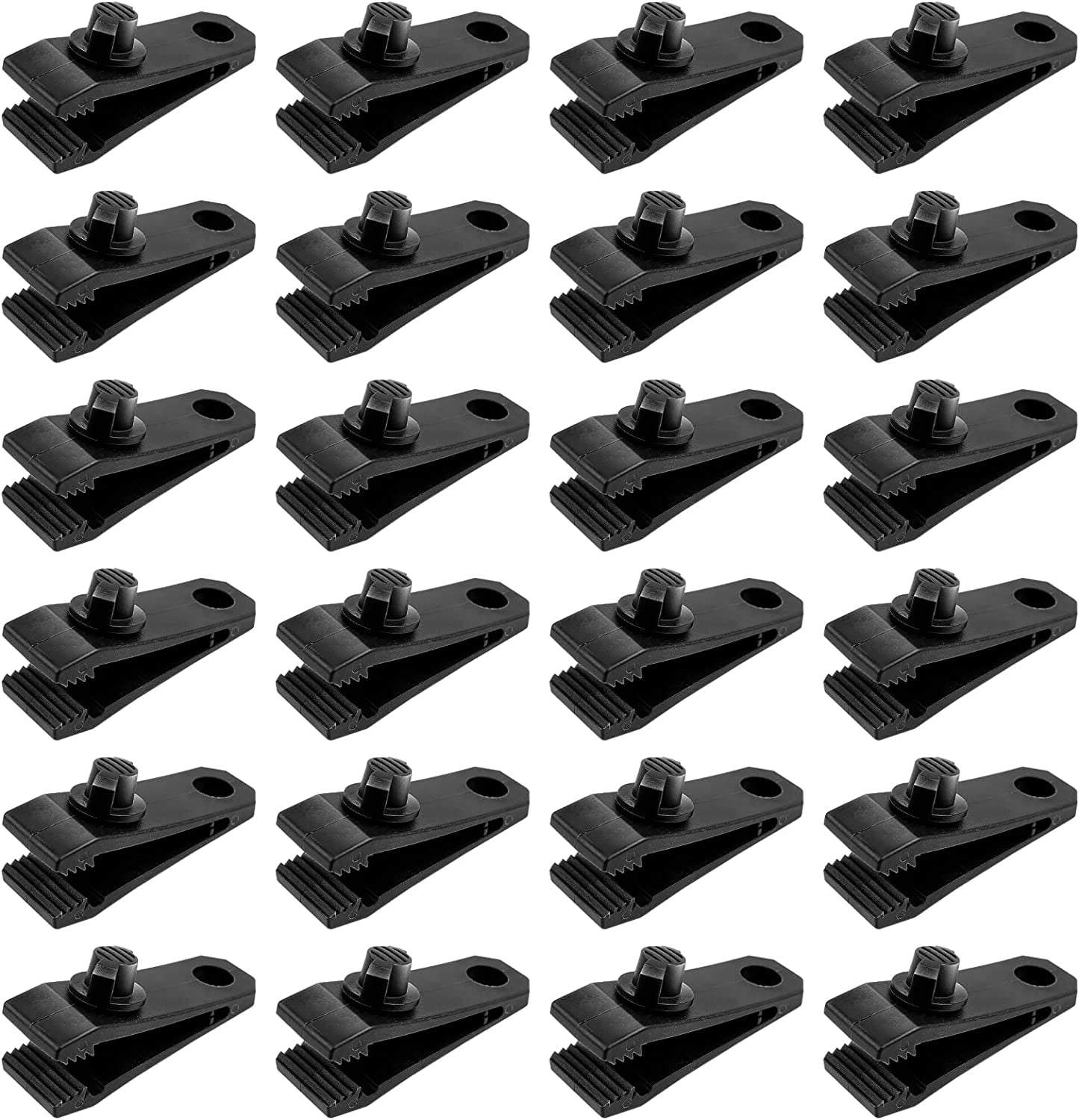 Tarp Clips Heavy Duty Lock Grip Clamps Thumb Screw Tent Clip Secures Tarps Awning Clamp Set for