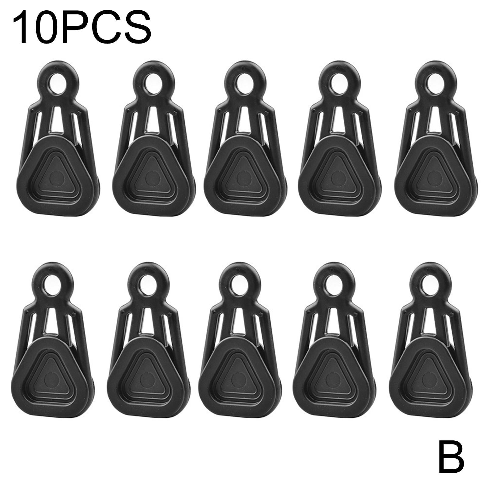 Tarp Clips Heavy Duty Lock Grip, Tent Plastic Clip Without Damaging A Hole,  1pc/10pcs Canvas Tie Down Clips for Outdoor Camping, Tent, Awning, Banner,  Cover, Tarps,Pool and Plastic Sheeting D2T6 