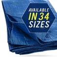 thumbnail image 1 of Tarp Cover 8X10 Blue, Waterproof, Great for Tarpaulin Canopy Tent, Boat, RV or Pool Cover!!!, 1 of 9