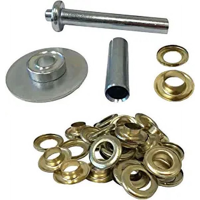 Tarp Grommet Installation Tool with Grommets (30 Grommets Included