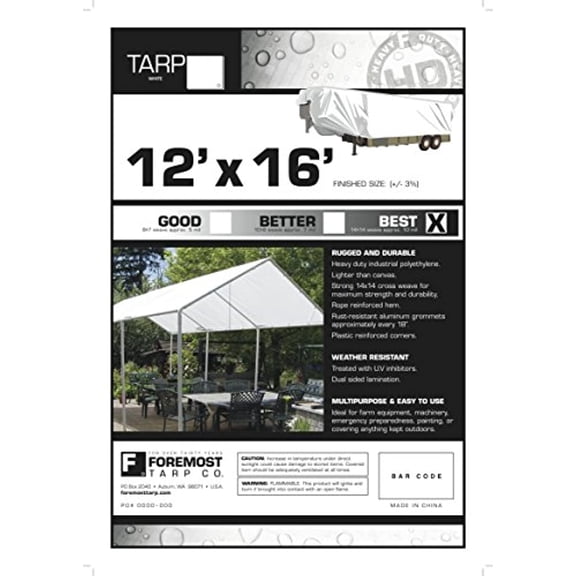 10 mil Tarp, White 31216