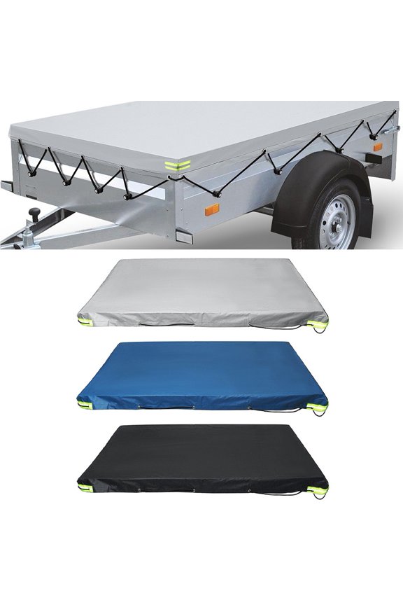Tarpaulin Tarp Tarpaulin Cover Heavy Duty Waterproof Camping Trailer Cover Black Smile Home